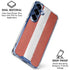 Latvia Flag Distressed Galaxy S25 Clear Case
